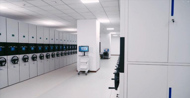 乌兰察布市公共就业和人才服务中心智能密集架库房